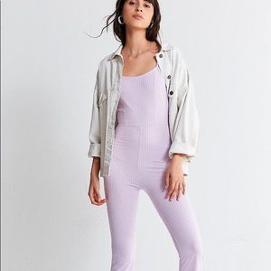 UO harlyn bodycon gingham jumpsuit